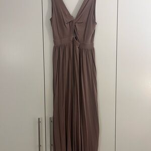 Urban Outfitters Sleeveless Maxi Dress in Taupe